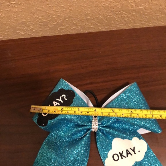 NWOT The Fault In Our Stars Cheer Hair Bow. Very Glittery. Beautiful colors. - Picture 11 of 11